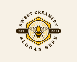 Bee Farm Honey logo design