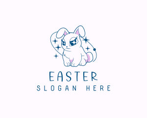 Fashion Bunny Rabbit logo design