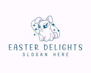 Fashion Bunny Rabbit logo design