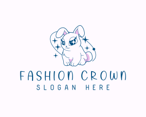 Fashion Bunny Rabbit logo design