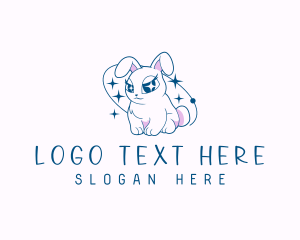 Easter - Fashion Bunny Rabbit logo design