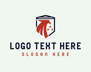 Liberal - American Patriot Eagle logo design