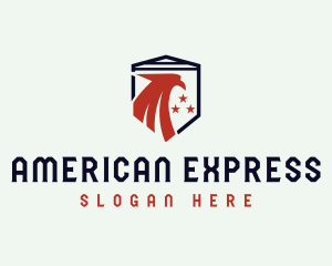 American Patriot Eagle logo design