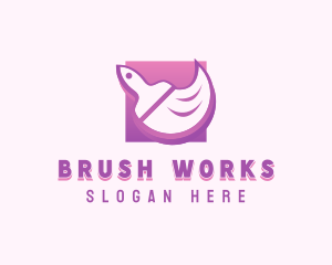 Brush - Paint Brush Renovation logo design