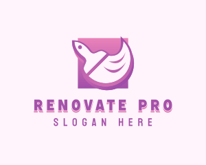 Paint Brush Renovation logo design