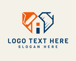Contractor - House Painting Remodel logo design