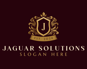 Luxury Ornamental Shield logo design