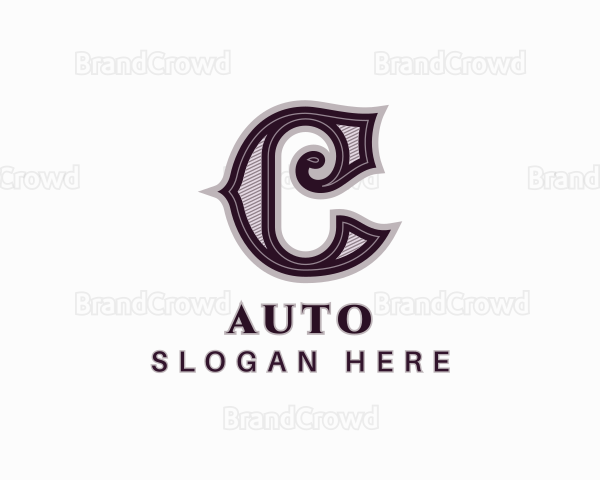 Antique Boutique Letter C Logo