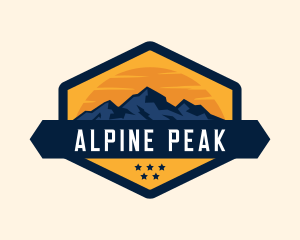 Alpine - Alpine Mountain Nature logo design