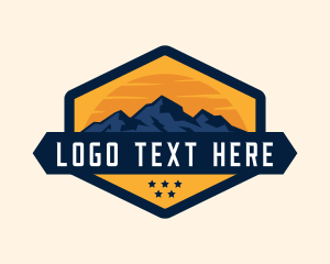 Travel - Alpine Mountain Nature logo design