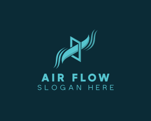 Air Cooling Ventilation logo design