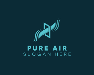 Air Cooling Ventilation logo design