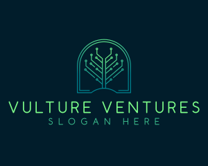 Circuit Tech Tree Venture logo design