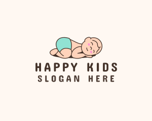 Baby Sleep Nursery logo design