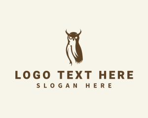 Twilight - Owl Bird Animal logo design