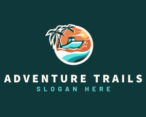 Boat Travel Vacation logo design