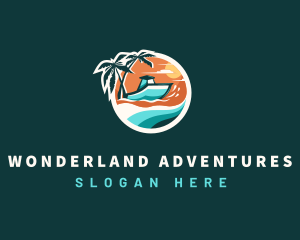 Boat Travel Vacation logo design