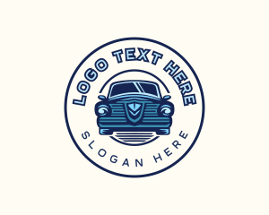 Engine - Car Mechanic Garage logo design