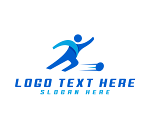 Athlete - Fitness Sports Athlete logo design