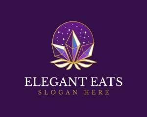 Elegant Mystic Crystal logo design