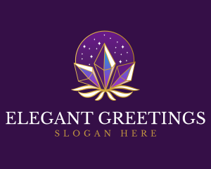 Elegant Mystic Crystal logo design