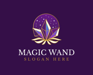 Elegant Mystic Crystal logo design