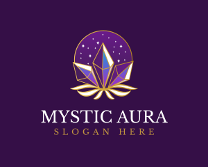 Elegant Mystic Crystal logo design