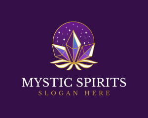 Elegant Mystic Crystal logo design