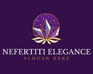 Elegant Mystic Crystal logo design