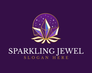 Elegant Mystic Crystal logo design