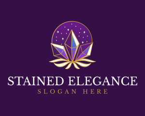 Elegant Mystic Crystal logo design