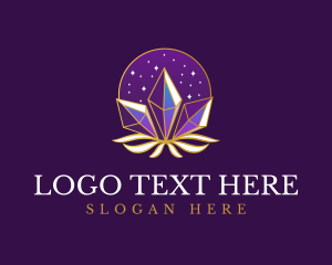 Elegant Mystic Crystal Logo