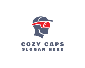 Sports Vizor Cap logo design