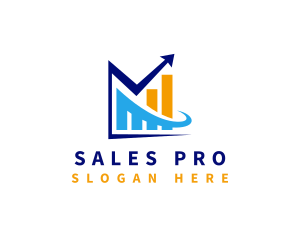 Sales - Financial Graph Statistics logo design