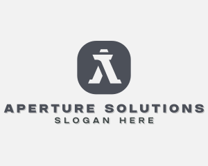 Professional Firm Letter A logo design