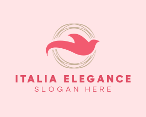 Elegant Dove Nest logo design