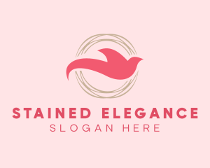 Elegant Dove Nest logo design