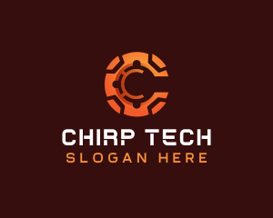 Coin Tech Cryptocurrency logo design