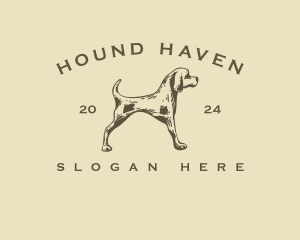 Hound - Pet Hound Dog logo design