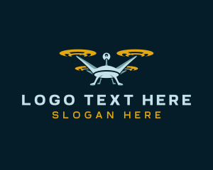 Drone Camera Propeller logo design