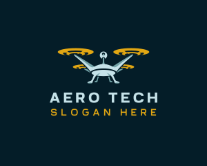 Drone Lens Propeller logo design