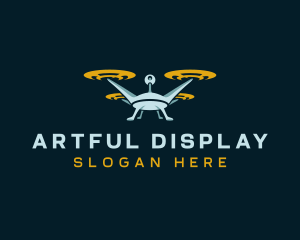 Drone Lens Propeller logo design