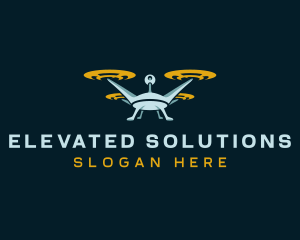 Drone Lens Propeller logo design