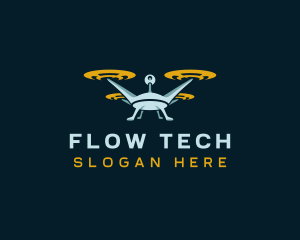 Drone Lens Propeller logo design