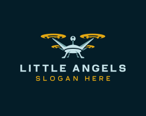 Drone Lens Propeller logo design