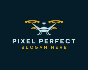 Drone Lens Propeller logo design