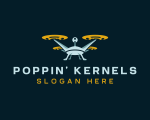 Drone Lens Propeller logo design