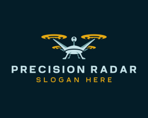 Drone Lens Propeller logo design