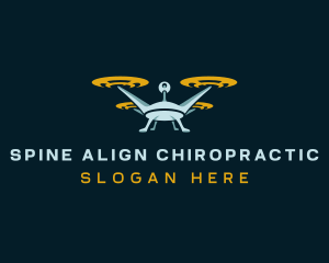 Drone Lens Propeller logo design