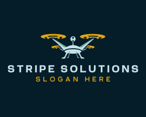 Drone Lens Propeller logo design